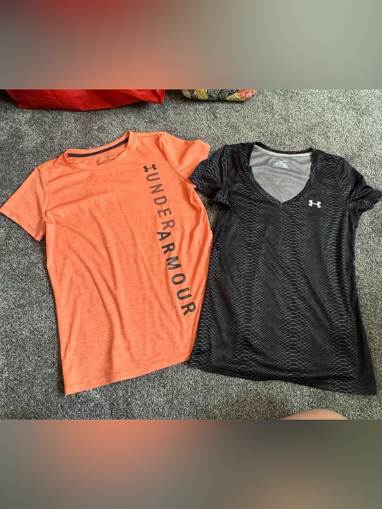 Under Armour Tops - 2-pc. Lot Under Armour Heatgear Loose Fit Size Small Athletic Shirts Bundle